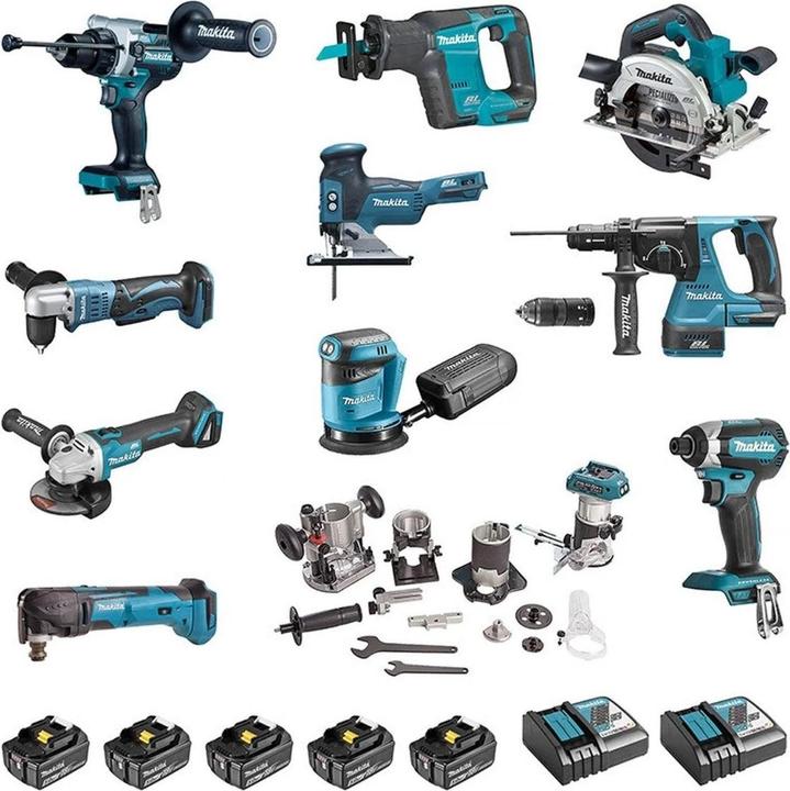 Image du produit Makita DHR243Z SDS-Plus marteau combiné à batterie SDS-Plus (Fonctionnement sur batterie)