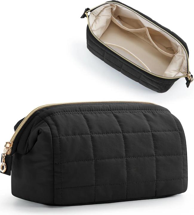 Produktbild Only-Bags.Store Kosmetiktasche Make-up Organizer Breite Öffnung Tasche Reise Wesentliche Toilettenartikel Zubehör
