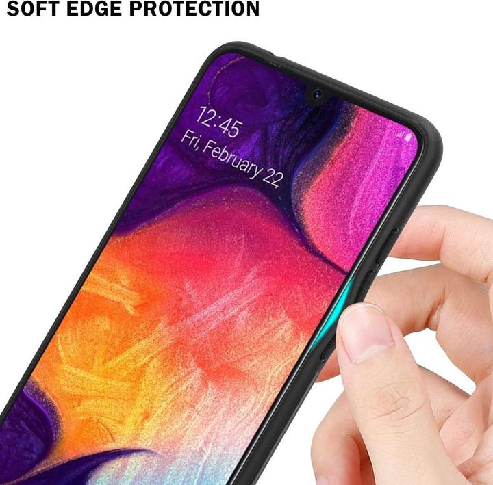 Actual product image Cadorabo TPU Striped Glass Cover (Samsung Galaxy A30s, Samsung Galaxy A50s)