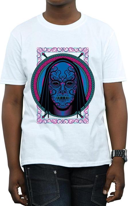 Image du produit - T-shirt NEON DEATH EATER MASK - Garçon (128)