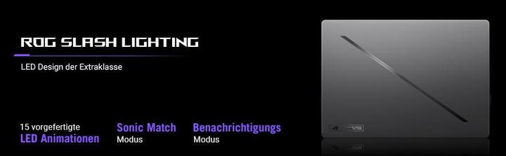 Image du produit ASUS ROG Zephyrus G14 RTX 5070 Ti (14", AMD Ryzen AI 9 HX 370, 64 Go, 2000 Go, DE)