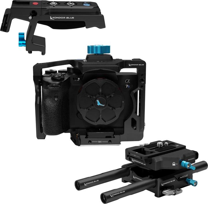 Kondor Blue Sony A1/A7 Series Base Rig MKII (A7S3/A7R4) (Raven Black)