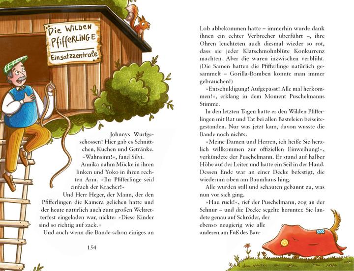 Produktbild Die wilden Pfifferlinge – Dann retten wir eben die Welt! (Deutsch, Judith Allert, Caroline Opheys, 2023)