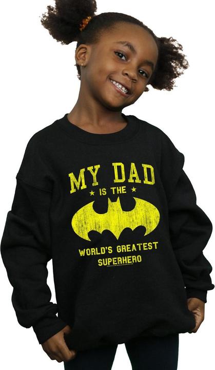 Immagine prodotto Batman My Dad Is A Superhero Felpa Ragazze (128)