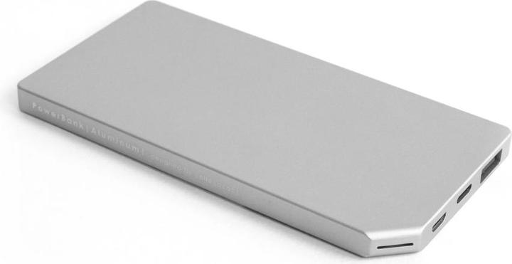 Actual product image Allocacoc PowerBank thin aluminium 5000mAh silver (5000 mAh)