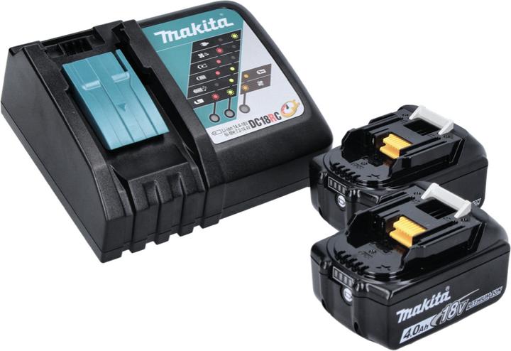 Actual product image Makita DHR 241 RMJ Cordless Rotary Hammer SDS-Plus 18V + 2x Batteries BL 1840 4.0 Ah + 1x Fast (Rechargeable battery operated)