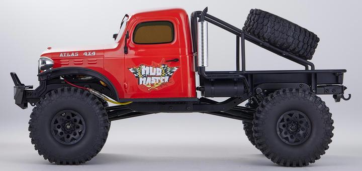 Actual product image RocHobby Scale Crawler Atlas Mud Master 4WD Red, ARTR, 1:10 (RTR Ready-to-Run)