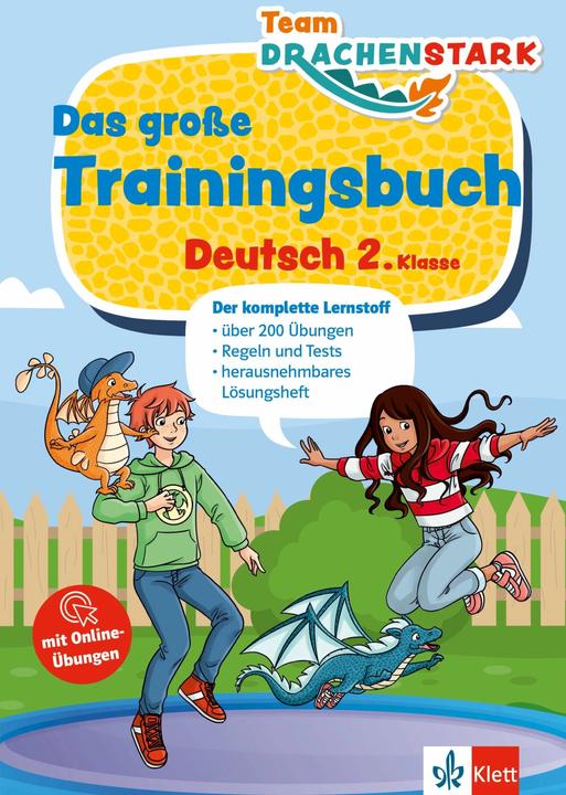Team Drachenstark: Das grosse Trainingsbuch Deutsch 2. Klasse (Deutsch, Ernst Klett Verlag, 2024)