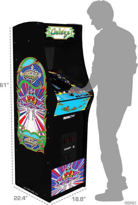 Actual product image Arcade1Up Galaga Deluxe Arcade Machine