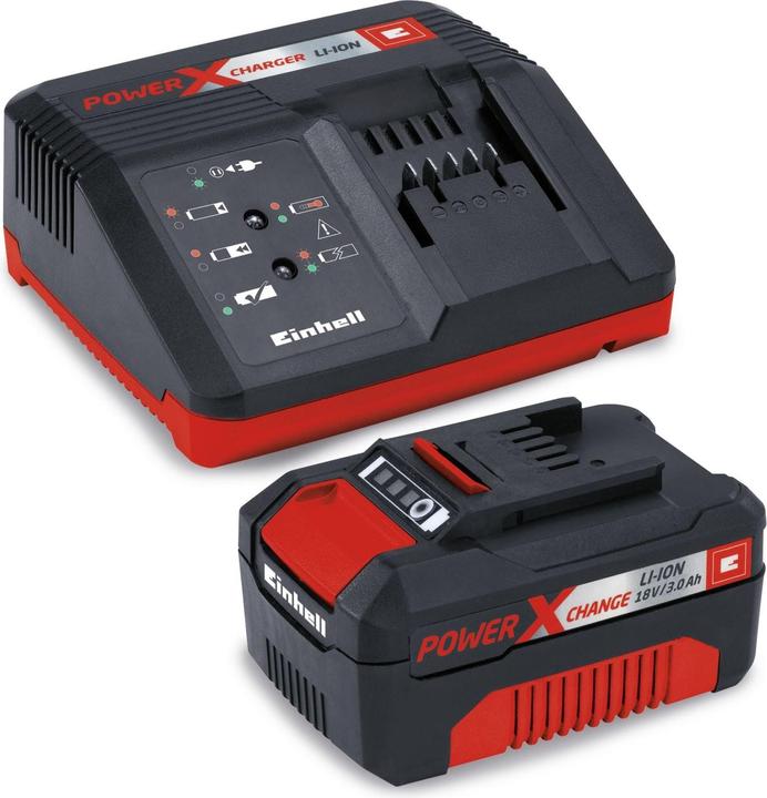 Actual product image Einhell Battery chainsaw GE-LC 18 Li Kit, 3 Ah, with replacement chain (Battery chain saw)
