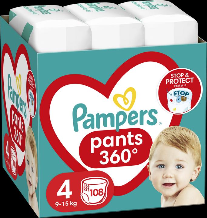 Produktbild Pampers Pants (Gr. 4, Halbmonatsbox, 108 Stück)