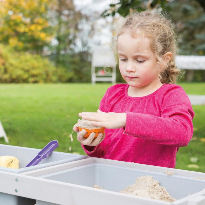 Immagine prodotto Roba Set di sedute per bambini all'aperto + con vassoi per giocare e cuscini per panche Little Stars