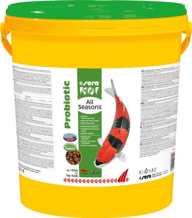 Produktbild Sera Spezialfutter Koi All Seasons Probiotic 7 kg (21000 ml)