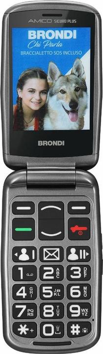 Actual product image Brondi Amico Sicuro Plus 2.8' Dual Sim (2.80", 1.30 Mpx, 2G)