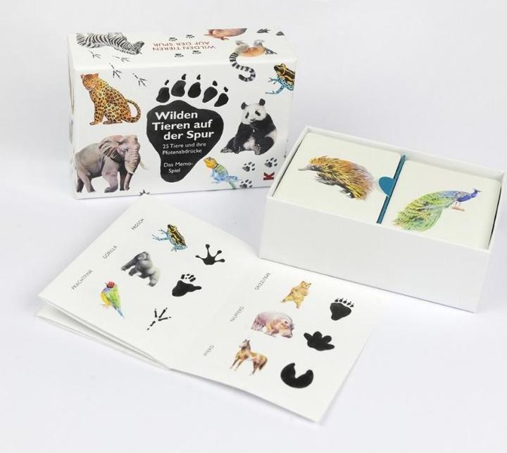Actual product image Memory Memory Wild animals on the trail (German)