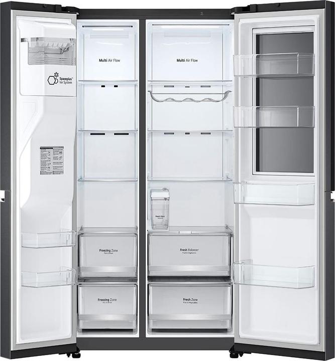 Produktbild LG GSXV81MCLE Side-by-Side mit InstaView Door-in-Door® | Eis-, Crushed Ice- und Wasserspender (635 l)
