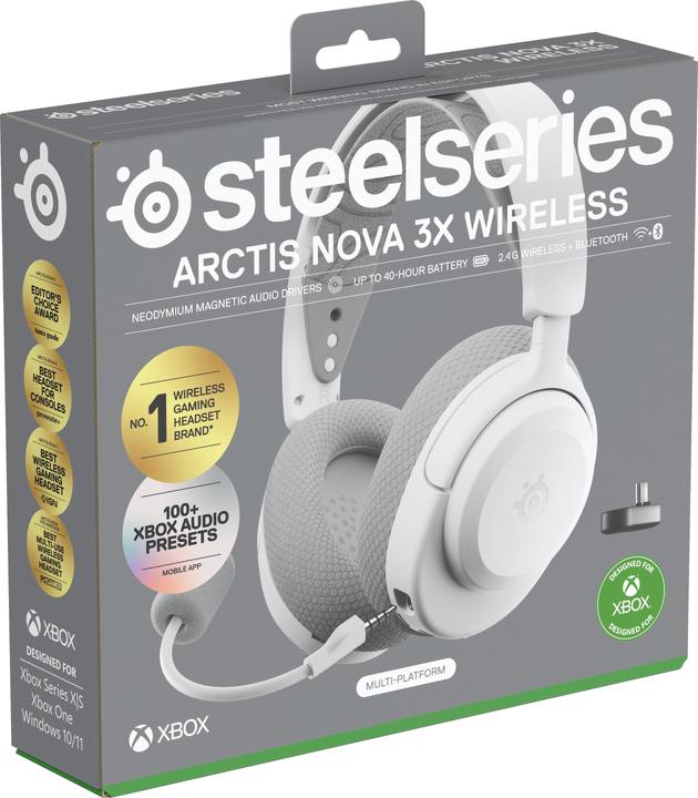 Image du produit SteelSeries Arctis Nova 3XW White (Sans fil)