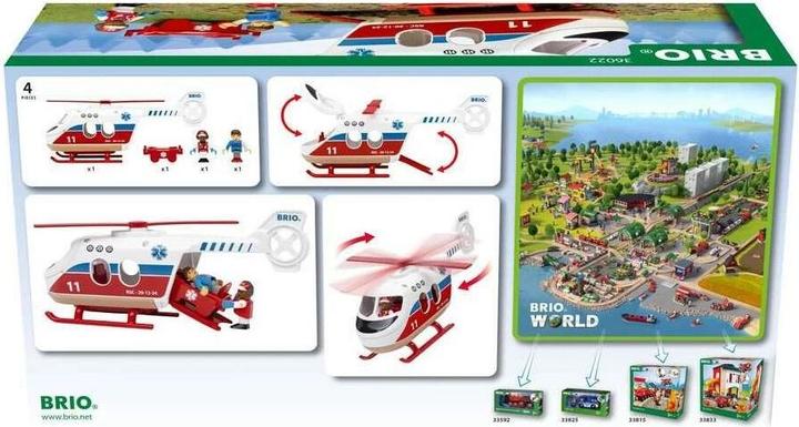 Actual product image Brio Rescue Helicopter