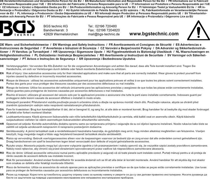 Produktbild BGS Rundumkennleuchte | gelb | mit Magnet | 12 V / 24 V | Ø 130 mm