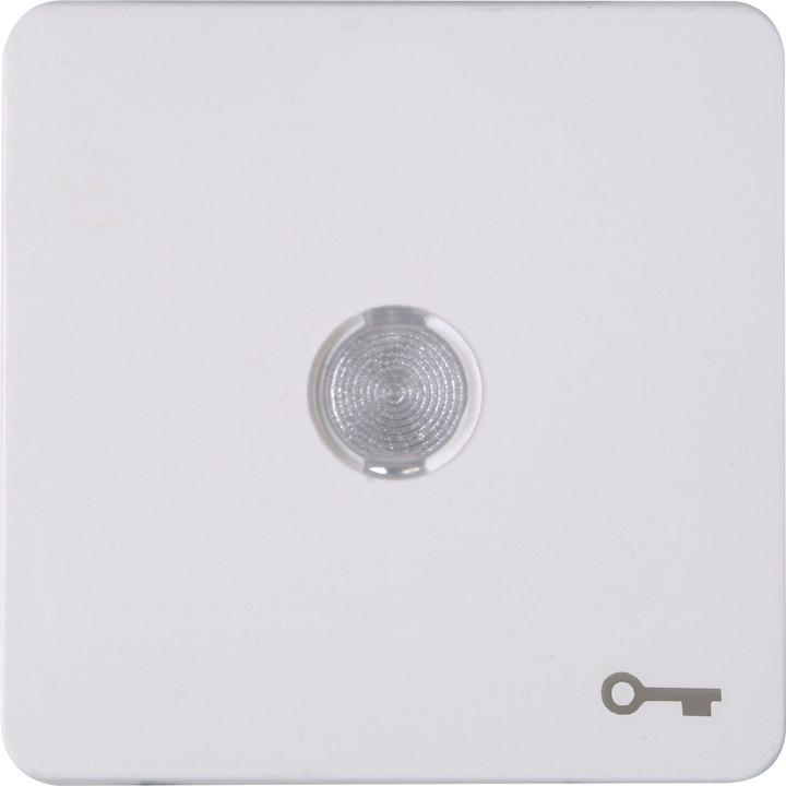 Produktbild Kopp HK02-Flächenwippe m.Linse 330113003 u.Symbol "Schlüssel" arktisweiss