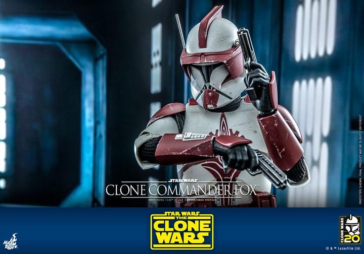 Produktbild Hot Toys Star Wars: The Clone Wars figurine 1/6 Clone Commander Fox 30 cm