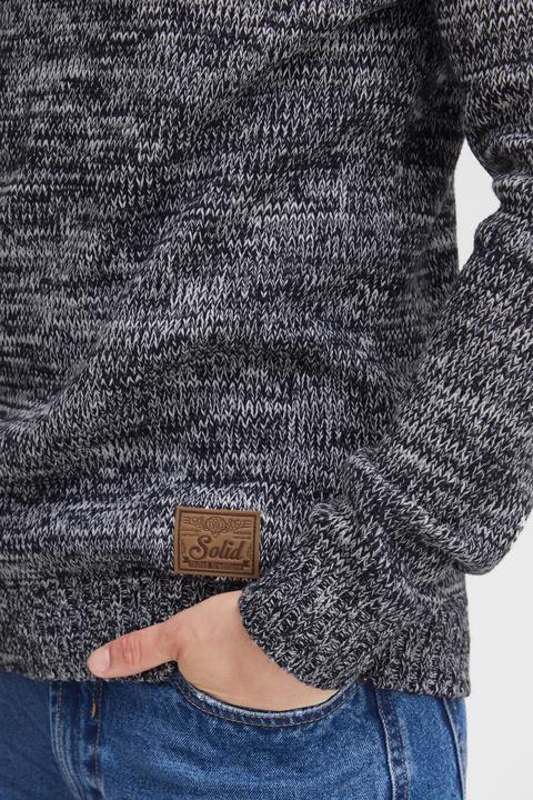 Immagine prodotto Solid Philaremo Maglione Col Collo Alto Pullover In Maglia Dolcevita Da Uomo Con Collo Alto In Coton (XXL)