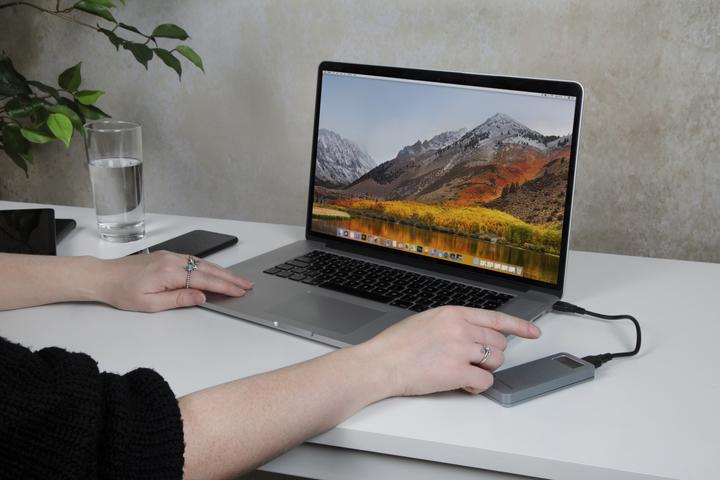 Image du produit Verbatim Fingerprint Secure SSD USB 3.2 Gen 1 USB-C 512GB (512 Go)