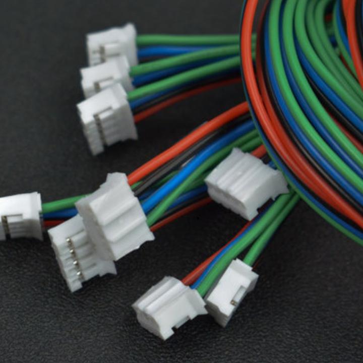Actual product image DFRobot Gravity 4pin IIC/I2C/UART PH2.0 to Dupont Male Cable 30cm 10pcs