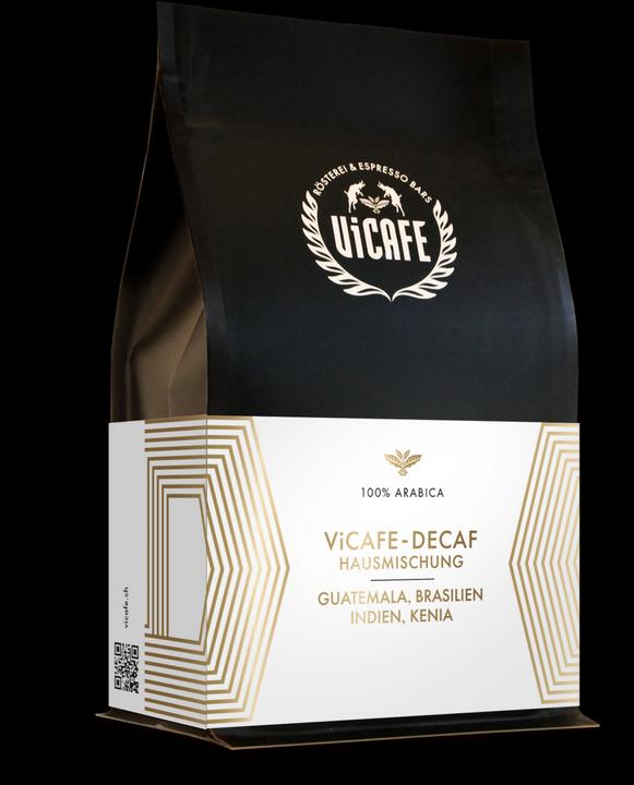 Vicafe Café en grains Decaf mélange maison 350 g (350 g, Torréfaction moyenne)