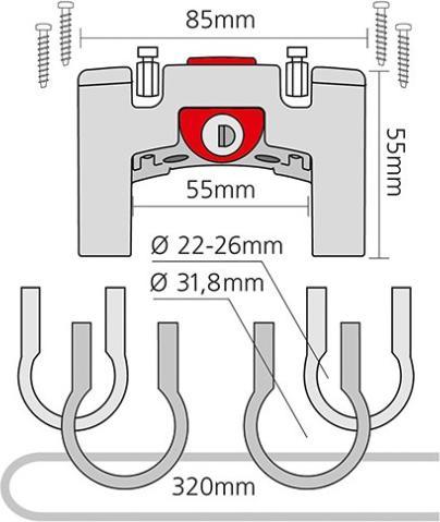 Immagine prodotto KlickFix Adattatore manubrio