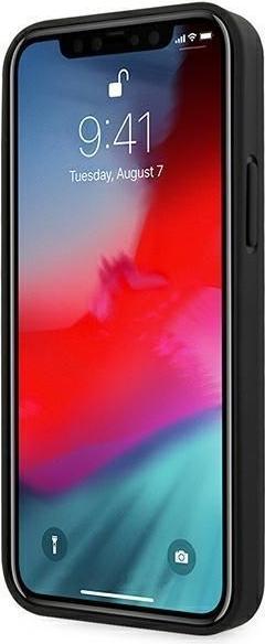 Actual product image Ferrari FESAXHCP12LRE iPhone 12 Pro Max 6.7" czerwony/red hardcase On Track Carbon Stripe (Apple iPhone 12 Pro Max)