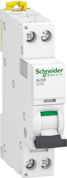 Actual product image Feller Circuit breaker Clario iC40 1P+N, 4.5 kA, 16 A