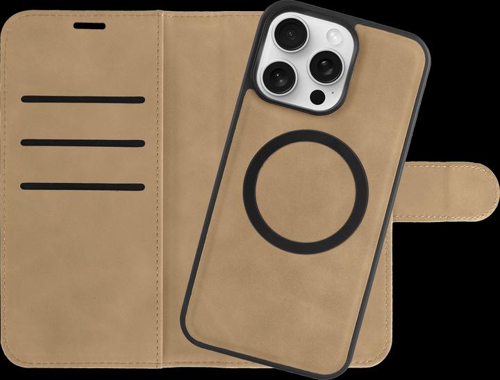 Produktbild Cazy Abnehmbare Brieftaschenhülle für iPhone 15 Pro, Abnehmbare Hülle, Magfit, 2-in-1-Design (Apple iPhone 15 Pro)