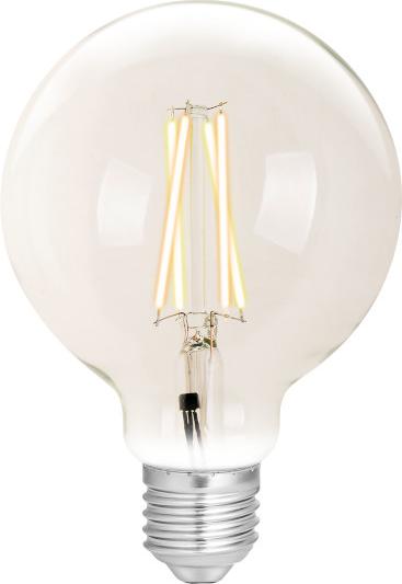 Image du produit WiZ Ampoule LED filament G95 E27 Clear (E27, 6.50 W, 810 lm, 1 x, E)