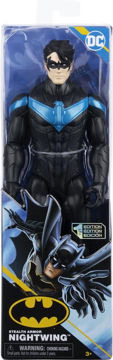 Produktbild Batman DC Comics, 30cm grosse Action-Figur Stealth Armor Nightwing, Kinderspielzeug für Jungen und Mädchen