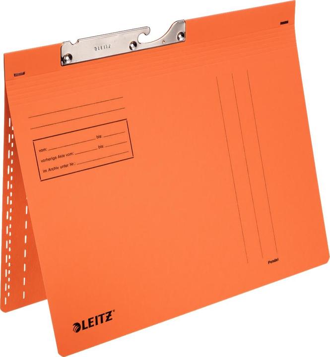 Image du produit Leitz Classeur à levier, A4, agrafage commercial, orange (A4, 50 x)