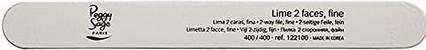 Peggy Sage 2-Way Nail File Double-Sided Nail File 400/400 White