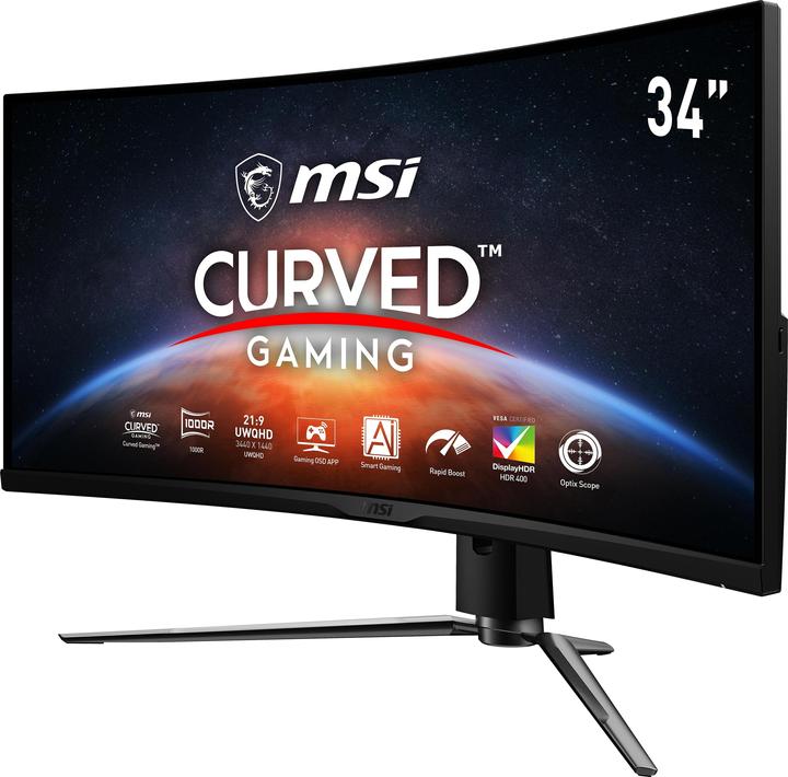 Image du produit MSI MPG Artymis 343CQRDE (3440 x 1440 pixels, 34")