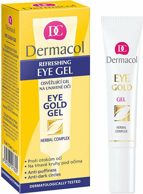 Actual product image Dermacol Eye Gold Gel (Gel, 15 ml, Day + Night)