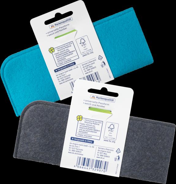 Immagine prodotto dm Visiomax Custodia in feltro NATURE blu o antracite