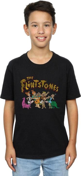 Immagine prodotto The Flintstones Group Distressed Maglietta Ragazzi (152, 158)