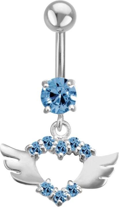 Bijouteria Bauchpiercing (Edelstahl, Silber 925, Zirkonia)
