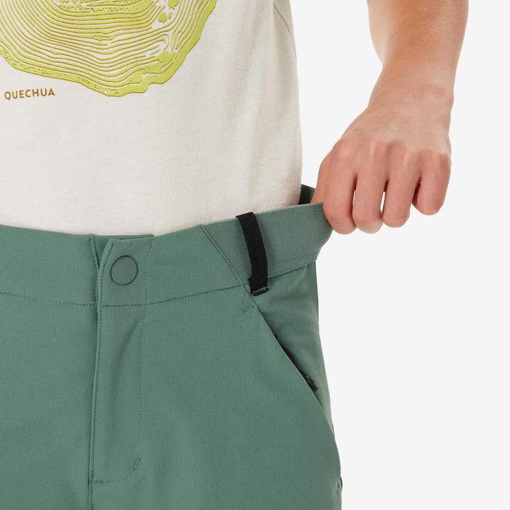 Produktbild Quechua Kids’ Softshell Hiking Trousers 7-15 Years - MH900 - Green (6, 7, 8)