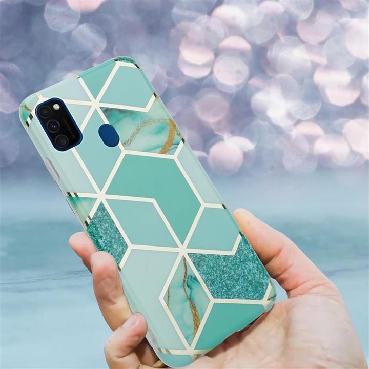 Actual product image Cadorabo IMD TPU Colorful Marble Cover (Huawei P20 Lite)
