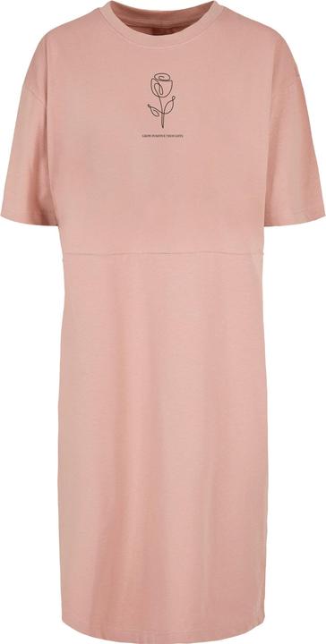 Merchcode Ladies Spring - Tulip Flower Oversized Slit Tee Dress - 119081