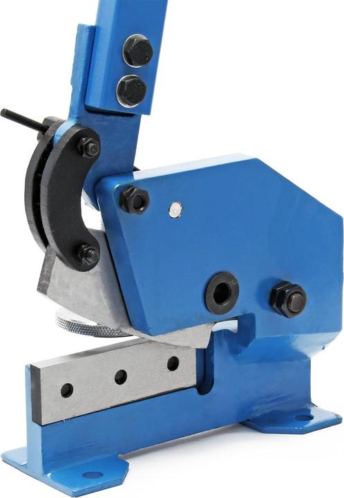 Immagine prodotto Wiltec Cisaille de levier de 200 mm Découpe de tôle Métal Acier rond plat Machine manuelle Atelier (200 mm)