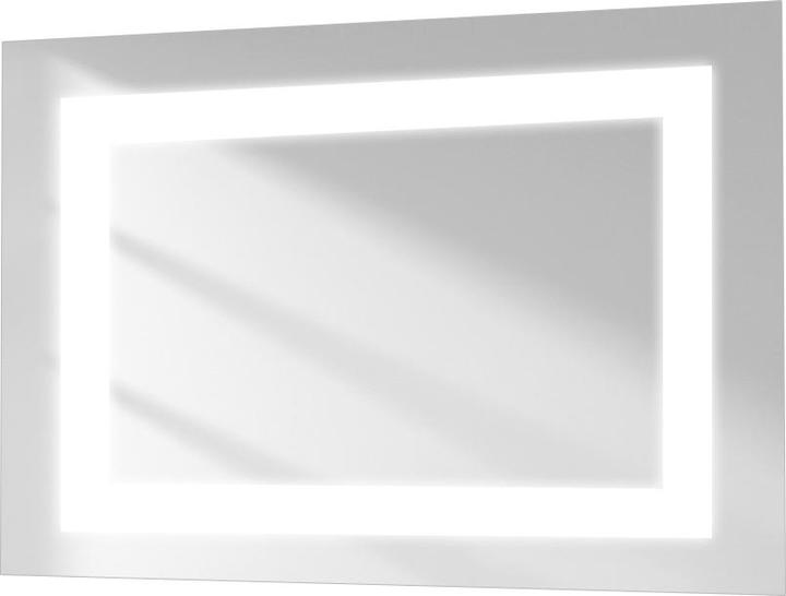 Emke Bathroom Mirror With Lighting 40*60cm,Fog-Free, 3000K/6500K,Bouton Switch (60 x 40 cm)