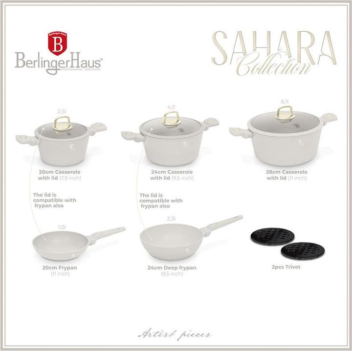 Produktbild BerlingerHaus Sahara (Pfannenset + Topfset, Aluminium)
