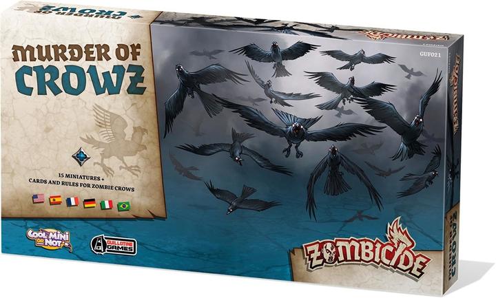 Actual product image Cmon CMND1231 - Zombicide: Black Plague - Murder of Crowz, 1-6 players, from 14 years (expansion) (French, Italian, English, Spanish, Portuguese)