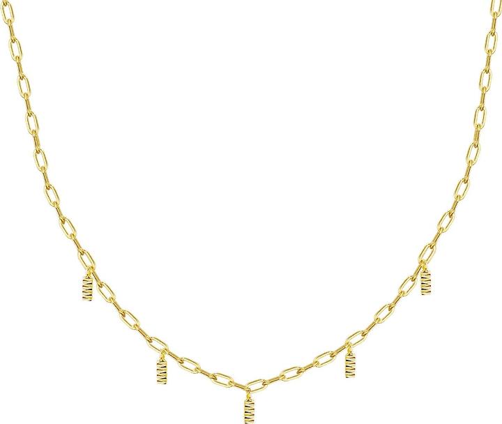 Glanzstücke München Damen Sterling Silber gelbgold 40,0 cm Basiskette + 5,0 cm Verlängerung - 28419 (Sterling Silber, 40 - 45 cm)